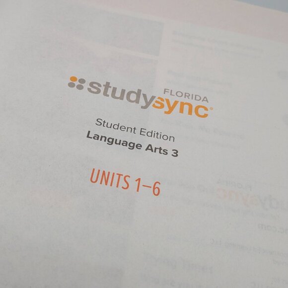 Florida StudySync Language Arts 3 Student Edition Units 1 - 6 - Picture 5 of 8